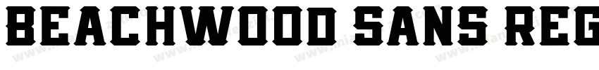 Beachwood Sans Regul字体转换